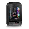 THERMALTAKE CASE MICRO THE TOWER 300 BLACK WIN SPCC 3*TG 2FAN*CT140 METAL P