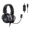 CUFFIE GAMING USB7.1 CONCEPTRONIC ATHAN02B - LED RGB- CON MICROFONO OMNIDIR.-CAVO 2.2MT FINO:30/06