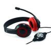 CUFFIA CON MICROFONO CONCEPTRONIC CCHATSTARU2R - COL. ROSSO - CAVO USB 2MT FINO:30/06