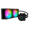 COOLER MASTER DISSIPATORE A LIQUIDO MASTERLIQUID 240 CORE II SKT UNIVERSALE 2X120MM ARGB FANS, NERO