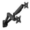STAFFA X DOPPIO MONITOR A PARETE 17"-32" EQUIP 650138