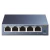 TP-LINK TL-SG105 5-PORT METAL GIGABIT SWITCH, 5 10/100/1000M RJ45 PORTS, SUPPORTS GMP SNOOPING IEEE 802.1P QOS PLUG AND PLAY METAL CASE