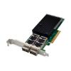 DIGITUS Scheda di rete a 2 porte 40 Gigabit Ethernet, QSFP+, PCI Express, chipset Mellanox
