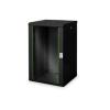 DIGITUS Armadio rack 19" a parete 20U, Unique 998x600x600 mm, colore nero (RAL 9005)