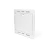 DIGITUS ARMADIO SLIM A MURO 2 UNITA' 778X628 ALTEZZA 128MM GRIGIO CON APERTURA FRONTALE