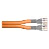 DIGITUS CAVO DI RETE DUPLEX CAT 7 SCHERMATO S-FTP AWG 23/1 CLASSE CPR DCA MATASSA MT 100