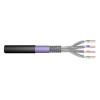 DIGITUS CAVO SOLIDO DOPPIA SCHERMATURA S-FTP PER RETI CATEGORIA 7 MATASSA MT 100 GUAINA PE PER INSTALLAZIONI ESTERNE O SOTTERRANEE