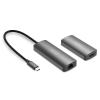 DIGITUS Estensore Video USB-C - HDMI, 4K/120Hz CAT6, 30 m