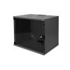 DIGITUS ARMADIO 12 UNITA' DA MURO LINEA ECO (A)640 X (L)580 X (P)400 MM. DA ASSEMBLARE COLORE NERO