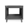DIGITUS Rack universale per apparecchiature da 19 pollici con rotelle, 8UH