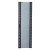 PORTA IN VETRO DI SICUREZZA NERA PER ARMADI LINK 42U LARGHEZZA 600MM CON SERRATURA