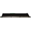 LINK PANNELLO PATCH 24 PORTE CATEGORIA 6A SCHERMATE 0,5 UNITA' CON BARRA DI SUPPORTO CAVI