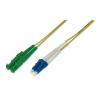 DIGITUS CAVO PATCH LWL, E2000 (8° APC) SU LC (UPC), MODALITÀ SINGOLA 10 MT. COLORE GIALLO