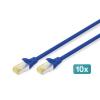 DIGITUS CAT 6A S/FTP PATCH CORD, 10 PIECES