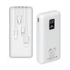 RIVACASE Battery Bank 20.000 mAh per smartphone e Tablet con 4 cavi di connessione integrati