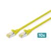 DIGITUS CAVO PATCH CAT 6A S/FTP, 10 PEZZI