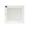 PORTA METALLO TRAFORATA CON SERRATURA PER ARMADIO LINK 12U LK 1912UGF GRIGIO