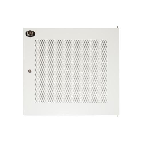 PORTA METALLO TRAFORATA CON SERRATURA PER ARMADIO LINK 12U LK 1912UGF GRIGIO