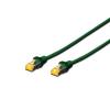DIGITUS CAVO RETE S-FTP CAT.6A DOPPIA SCHERMATURA LSOH COLORE VERDE MT. 20