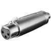 ADATTATORE XLR FEMMINA 3 POLI - RCA FEMMINA