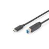 CAVO USB 3.1 (GEN 2) TIPO "C" - USB "B" DIGITUS MT 1