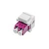 DIGITUS ADATTATORE FIBRA OTTICA LC/LC DUPLEX OM4 CON MODULO KEYSTONE