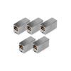DIGITUS Accoppiamento modulare RJ45 CAT 5e, classe D - 5 pezzi