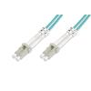DIGITUS CAVO PATCH LWL MULTIMODALE OM 3, LC/LC COLORE ACQUA 20 MT.