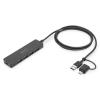 DIGITUS Hub USB 3.0, 4 porte, Slim Line