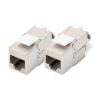 DIGITUS Modulo Keystone CAT 6A, schermato, attrezzi per l'installazione non necessari - 2 pezzi