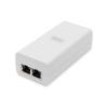DIGITUS INIETTORE GIGABIT ETHERNET POE++ 802.3AT, 30 W PICCOLO ALLOGGIAMENTO, BIANCO