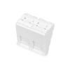 DIGITUS PANNELLO FRONTALE, 2 PORTE, 45 X 45 MM, ANGOLATO, PER TELAIO DN-93802-5-SH