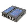 DIGITUS Tester per cavi, rete, RJ45