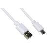 LINK *CAVO USB - MICRO USB CON CONNETTORI REVERSIBILI MT 1 COLORE BIANCO