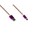 LINK *CAVO USB-C MT 1 GUAINA INTRECCIATA COLORE VERMIGLIO/ORO/BLU