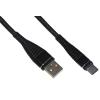 LINK *CAVO USB-C MT 1,2 CAVO A SPIRALE COLORE NERO CON PROTEZIONE FLESSIBILE SUL CONNETTORE
