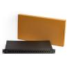 LINK CASSETTO FIBRA OTTICA 24 PORTE PER ADATTATORI LC DUPLEX E SC SIMPLEX 1 UNITA' PER INSTALLAZIONE 19" NERO (VUOTO)