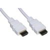 LINK CAVO HDMI<sup>®</sup> 4Kx2K PER PC, NOTEBOOK, HDTV, ECC CONTATTI DORATI MT 0,5 COLORE BIANCO