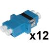 LINK CONFEZIONE 12 ADATTATORI FIBRA OTTICA LC/LC SINGLEMODE DUPLEX