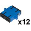 LINK CONFEZIONE 12 ADATTATORI FIBRA OTTICA SC/SC SINGLEMODE DUPLEX