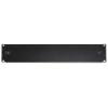 LINK PANNELLO CIECO 2 UNITA' PER ARMADI RACK 19" COLORE NERO CHIUSURA A SCATTO