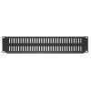 LINK PANNELLO CIECO VENTILATO 2 UNITA' PER ARMADI RACK 19" NERO VITI INCLUSE