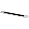 LINK PANNELLO DI PROTEZIONE COLORE GRIGIO 1U CON SPAZZOLA PER ARMADI RACK 19"
