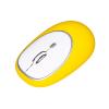 MOUSE GOMMATO WIRELESS COLORE GIALLO