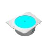 COUGAR LUMINOS ROTATING PLATFORM WHITE FOR CASE FV270