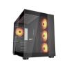 COUGAR CASE MID TOWER CUBE FV 150 RGB BLK D.CHAMBER 3*120+120MM ARGB FAN