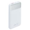 RIVACASE BATTERY BANK (10000 MAH) 22,5W FAST CHARGER CON 3 CAVI INTEGRATI ( DI CUI TYPE C ED USB CON FUNZIONE RICARICA ) BIANCA