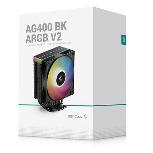 DEEPCOOL RAFF. CPU AG400 BK ARGB V2 R-AG400-BKAMMN-GJD