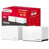 Mercusys TP-Link Halo H85X Mesh Wi-Fi 6 AX3000Mbps Dual-Band, 2.5G Porta WAN/LAN, 2 Porte WAN/LAN Gigabit, Coperti fino a 460m2, MU-MIMO, WPA3, Controllo da APP, 2pz