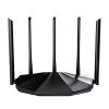 Tenda RX2 Pro AX1500 Router Wi-Fi 6 Dual Band Gigabit, 1201Mbps/5GHz e 300Mbps/2.4GHz, 4 Porte Gigabit, 5x6dBi Antenne, Beamforming/MU-MIMO/WPA3